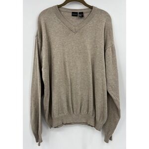 Vintage Y2K Massini Collection V-Neck Sweater Size XL Cotton